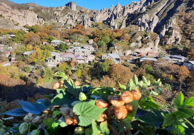 Hoppy God watches over the village in Southern Armenia!  